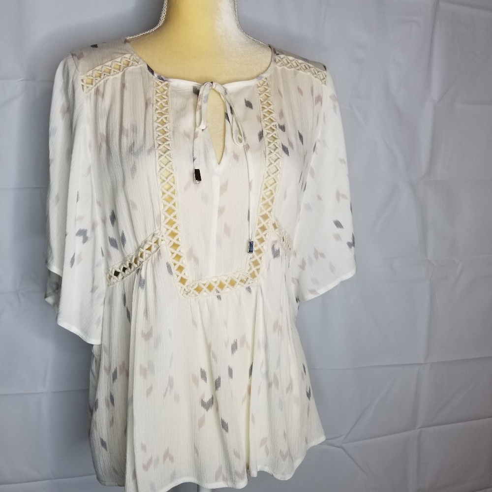 Lovestitch Top  Angel Sleeve Size S MA43